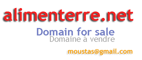 alimenterre.net Domain for sale / Domaine  vendre / Domain zu verkaufen / Dominio en venta / Dominio in vendita / Domein te koop
